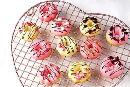 Make Chocolate doughnuts step 10