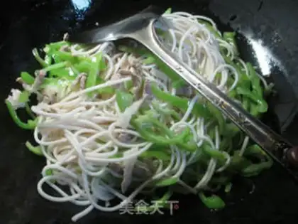 Make Spray noodles step 2