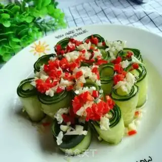 Make Cream cucumber rolls step 7