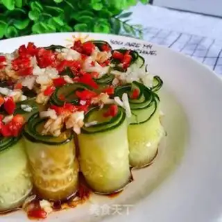 Make Cream cucumber rolls step 9