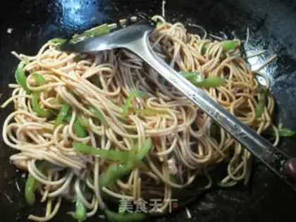 Make Spray noodles step 5