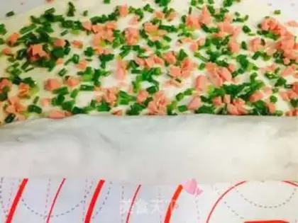 Make Onion ham rolls step 12