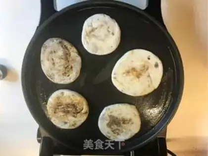 Make Red sugar, black sesame waffles step 14