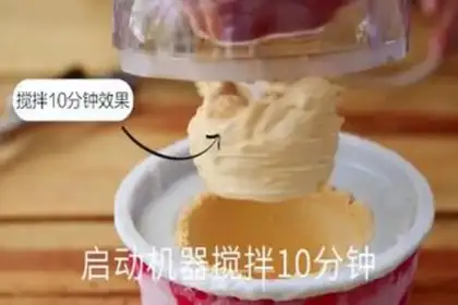Make A melon ice cream step 14