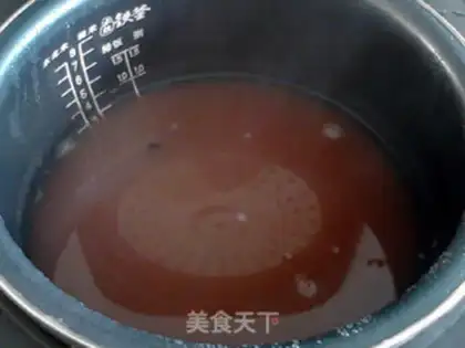 Make Three beans of rice congee step 7