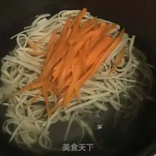 Make The cucumber carrots step 7