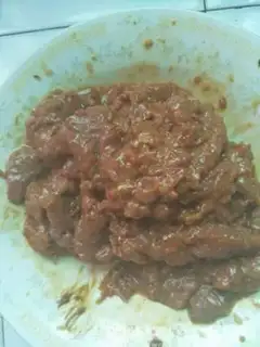 Make Soy beef step 1