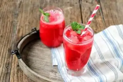 Make Ice melon juice step 9