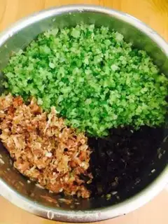 Make Celery pork dumplings step 8