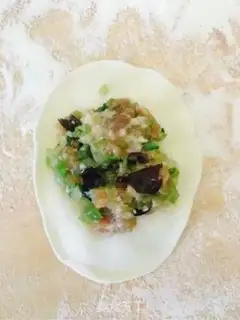 Make Celery pork dumplings step 10