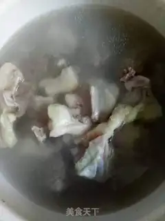 Make Duck leg toad soup step 2