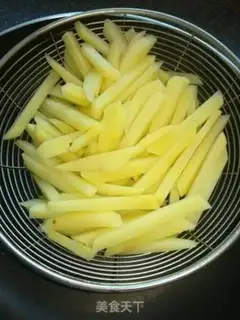 Make French fries step 1