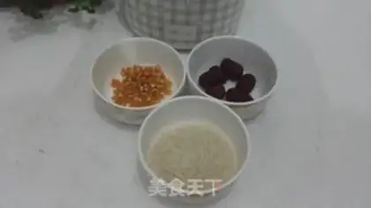 Make Corn-tree rice congee step 0