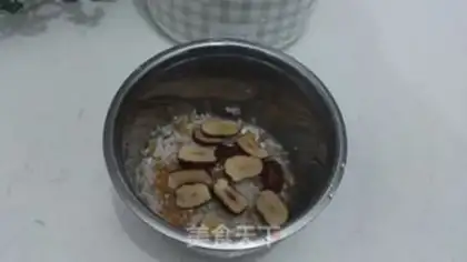 Make Corn-tree rice congee step 1