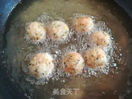 Make Fried rice balls step 12
