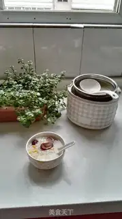 Make Corn-tree rice congee step 10