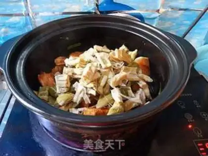 Make The mushrooms dry the stew step 9