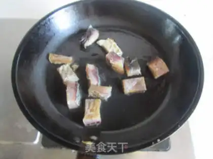 Make Cheese and salted fish step 2
