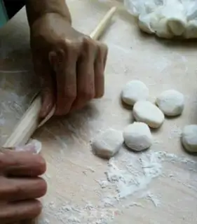 Make Sea belt dumplings step 3