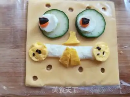 Make SpongeBob sandwich step 12