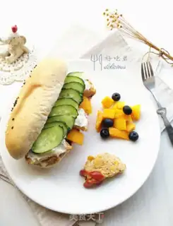Make A fragrance chicken burger step 24