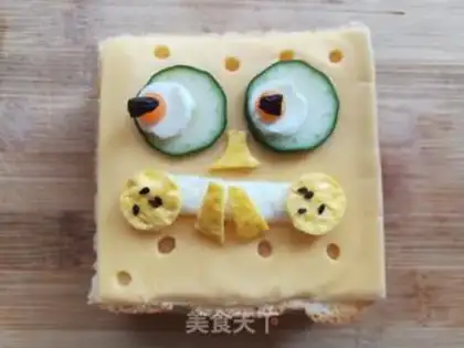 Make SpongeBob sandwich step 17