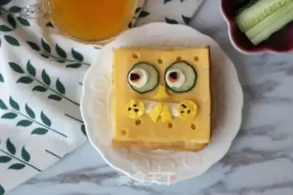Make SpongeBob sandwich step 18