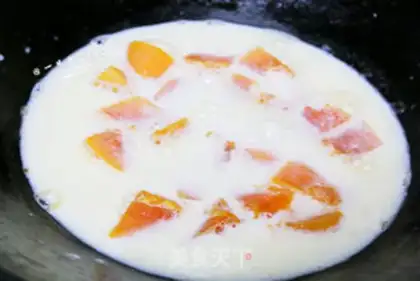 Make Creaming papayas step 1