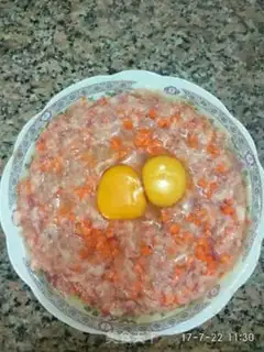 Make Double yellow meatloaf step 5