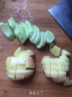 Make Peaches shake step 1
