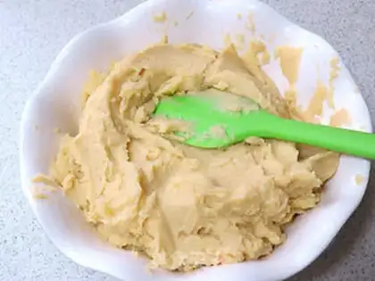 Make Double green bean ice cream step 3