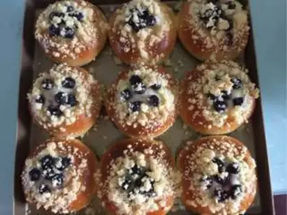 Make Socked blueberry bread step 13
