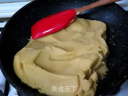 Make Double green bean ice cream step 7