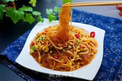 Make A soybean sprouts fan step 8