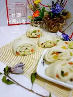 Make What a garden roll step 25
