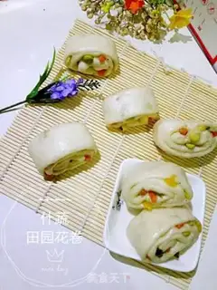 Make What a garden roll step 26