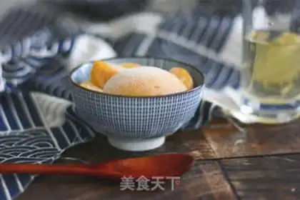Make Peach smoothie step 1
