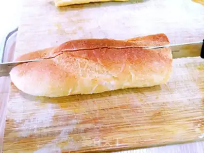 Make Salsa hot dog sandwich step 5