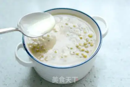 Make oatmeal green bean ice step 5