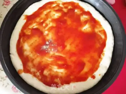 Make Black pepper beef pizza step 4