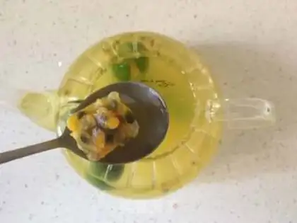 Make Bronze and orange ice step 8