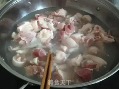 Make Red bean, pig hoof step 1