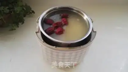 Make Red-tree rice porridge step 8