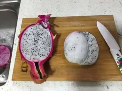 Make Cream fruit cranberry cake step 4