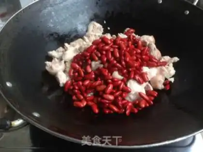 Make Red bean, pig hoof step 7