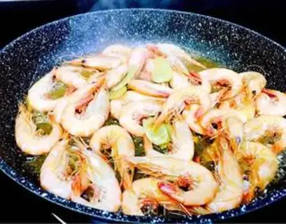Make Home burning shrimp step 7