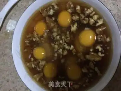 Make Egg walnut stew step 3