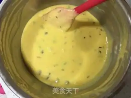 Make Cream fruit cranberry cake step 16