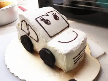Make Car cake step 13