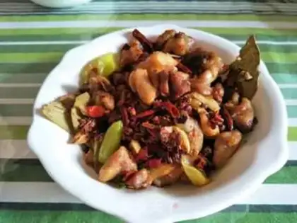 Make Spicy chicken step 11